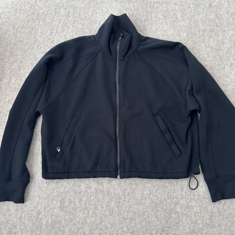 Abercrombie Fitch YPB Running Jacket Black Full Zip Womens Small